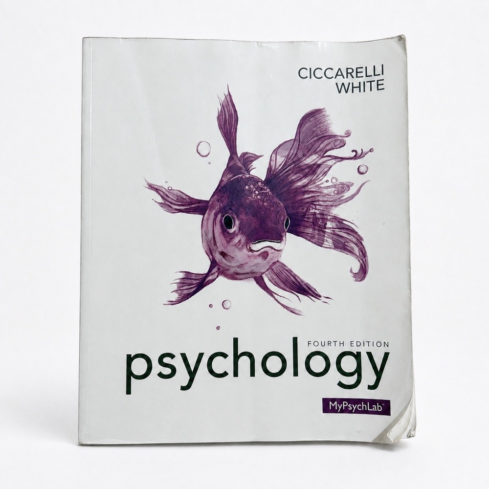 Psychology Fourth Edition Ciccarelli White Pearson Textbook 9780205973361
